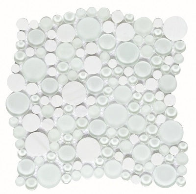 Dune Snow Mosaic 28.3 x 28.6cm