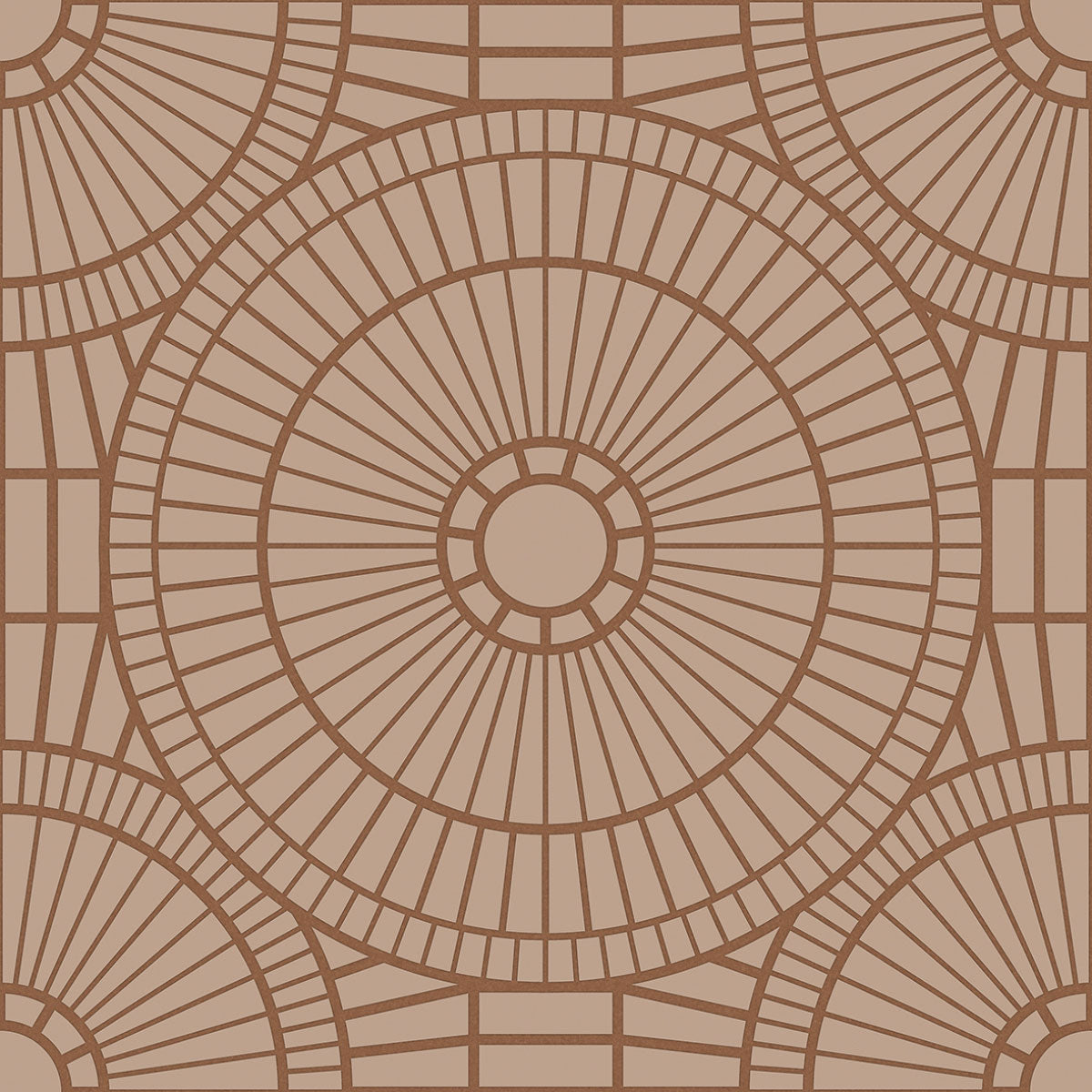 ABK Moooi Nesting Room Decor Hypnotic Owl Copper Wall & Floor Tile 60 x 60cm