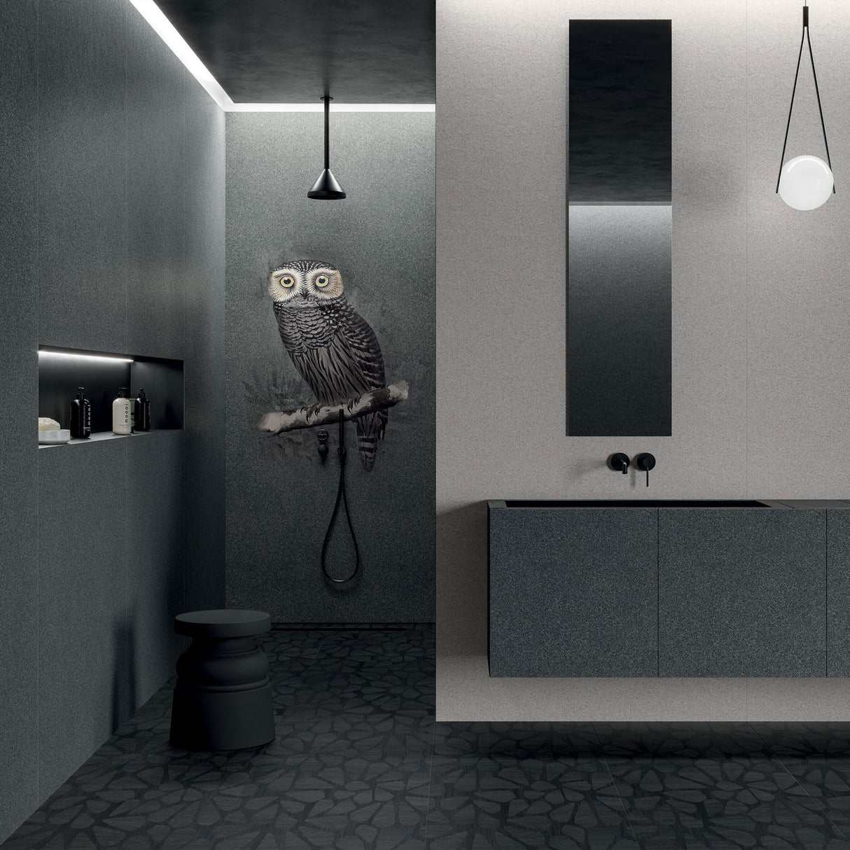 ABK Moooi Nesting Room Sandy Plains Concrete & Volcano