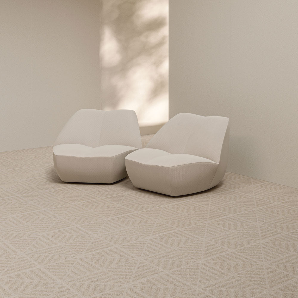 ABK Moooi Nesting Room Sandy Reiki Rhea Ivory Wall & Floor Tiles 60 x 60cm