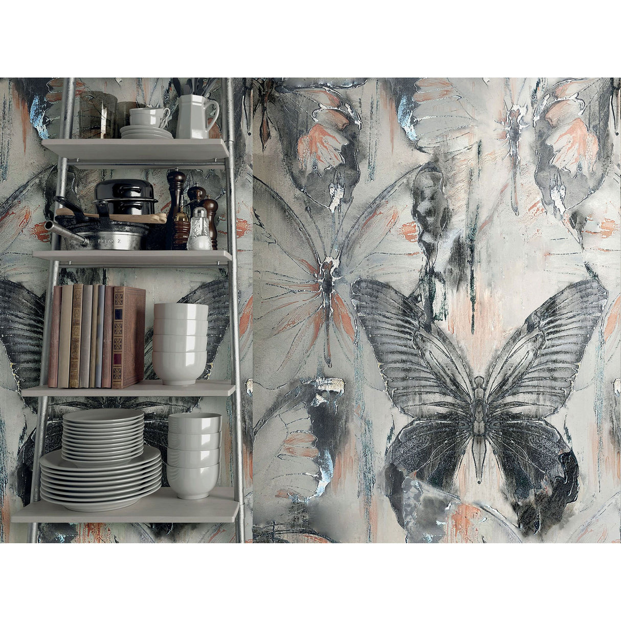 ABK Wide&Style Fuoriformato Butterfly Wall Tiles