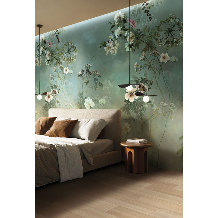 ABK Wide&Style On Demand Country Flowers Green Wall Tiles