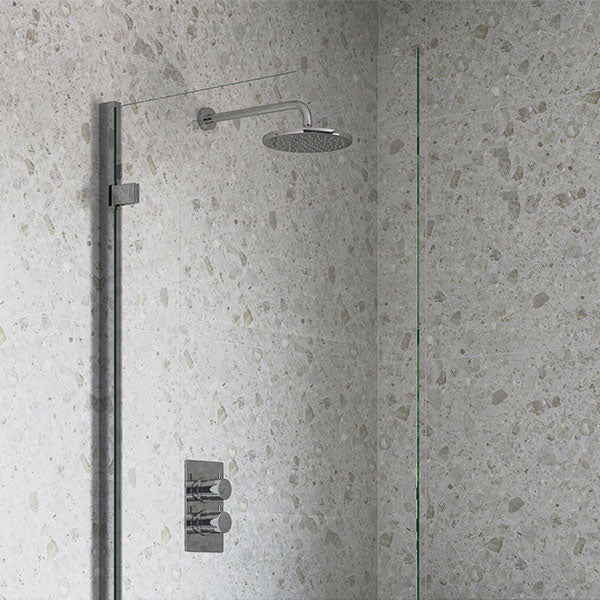 Tabo Hinged Straight Edge Bath Screen