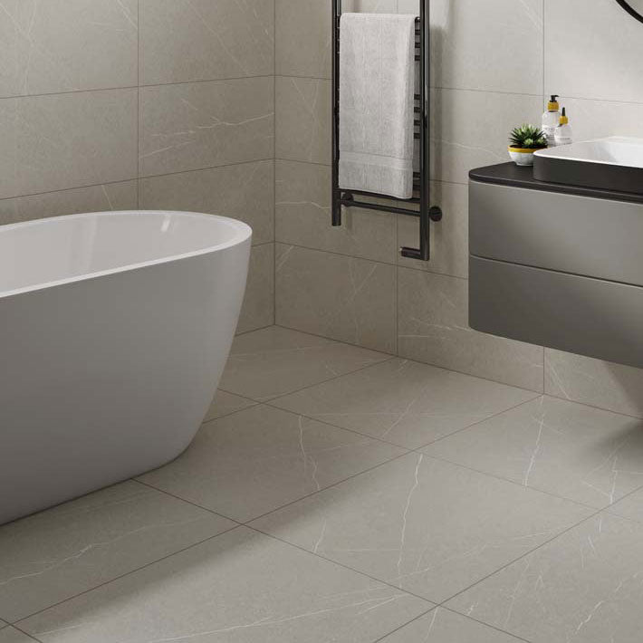 Avela Cream tiles on walls and floor (2 sizes)