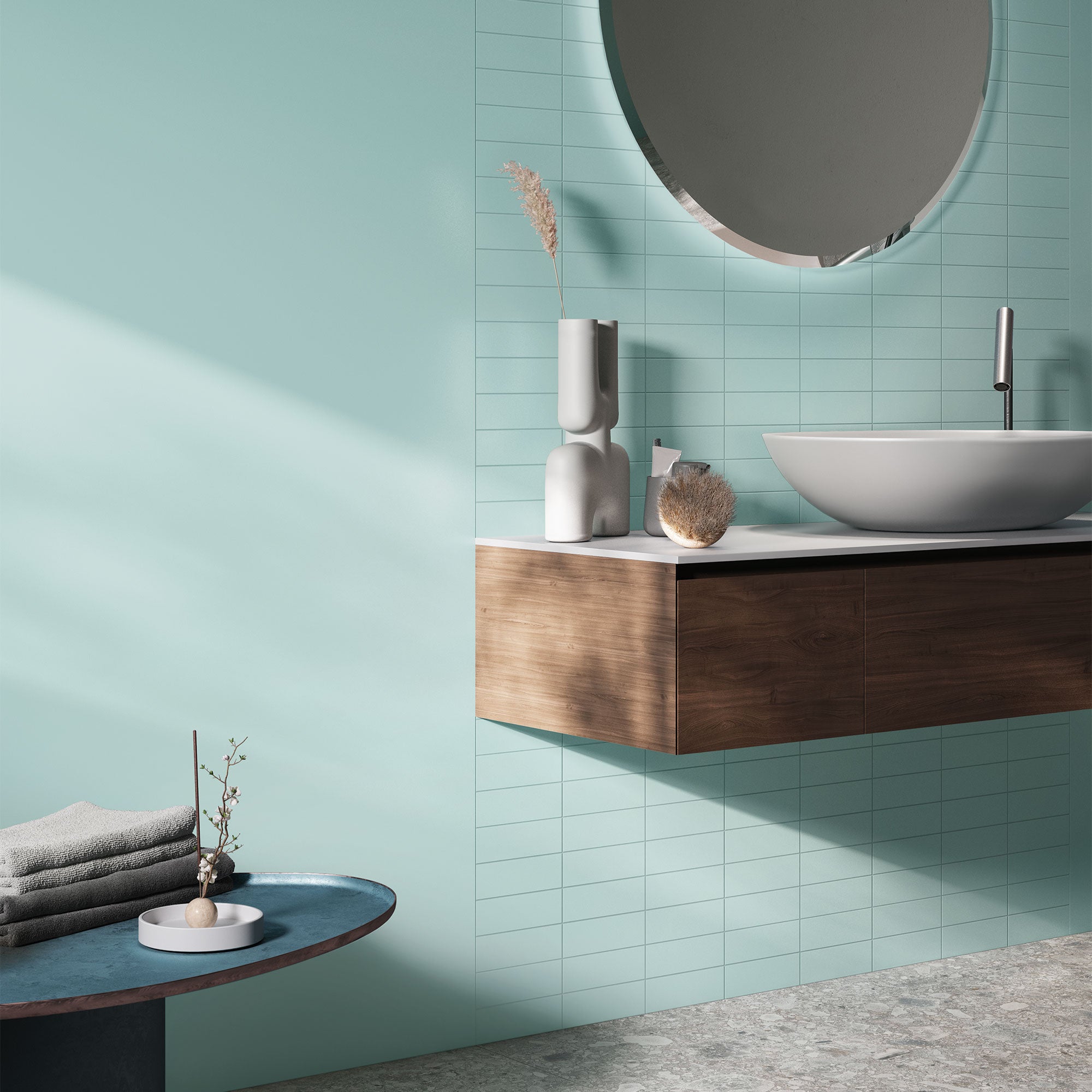 Casalgrande Atelier Lavanda Rectified Wall Tiles (including coordinating decor tiles)
