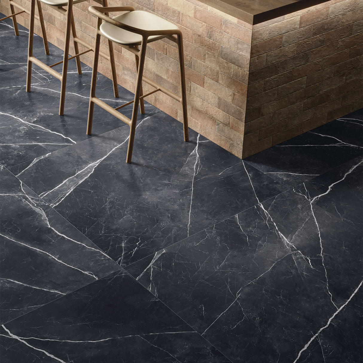 Casalgrande Marmora Nero Antico 120x120 (smooth)