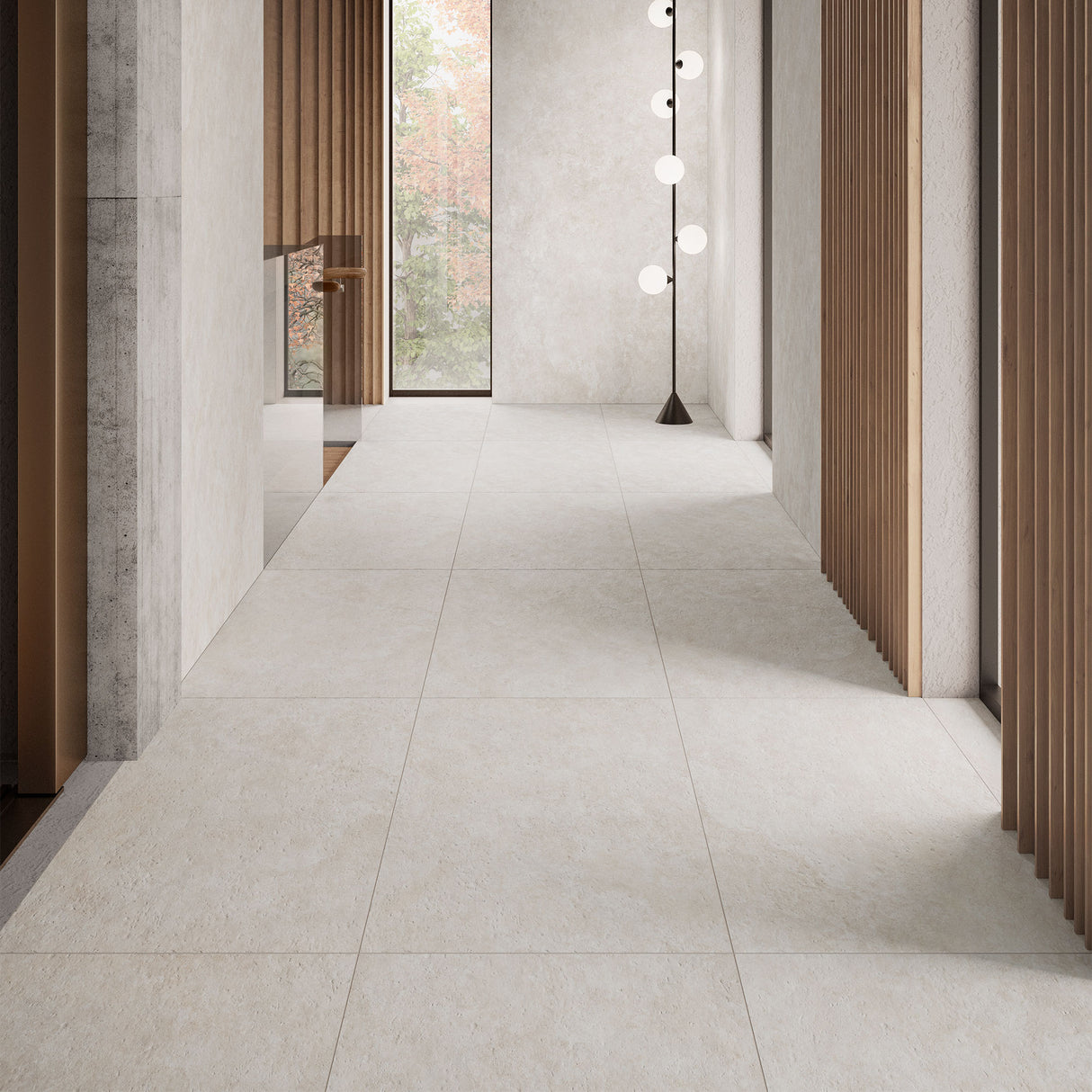 Casalgrande Pietra Tiburtina Aventino Anticata Cross Rectified Floor Tiles