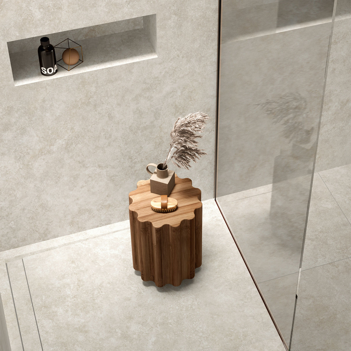 Casalgrande Pietra Tiburtina Aventino Cross Rectified Wall & Floor Tiles