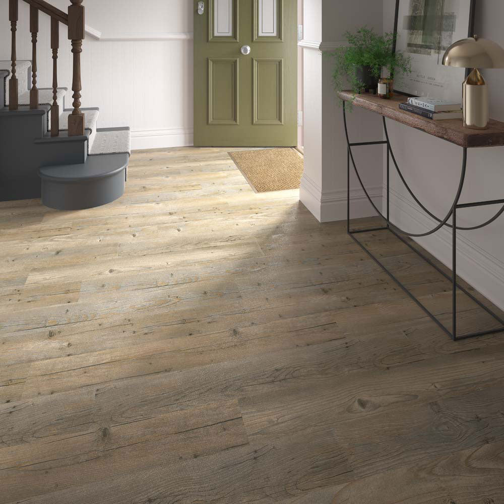 ClickLux Rustic Willow Matt SPC Click Vinyl 17.8 x 121.9cm