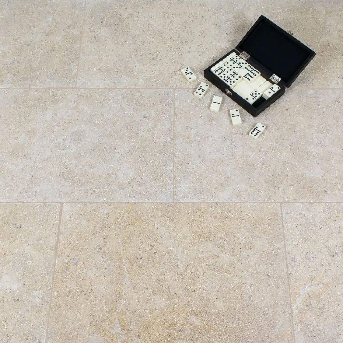 IS Desert Pearl Tumbled Limestone tiles