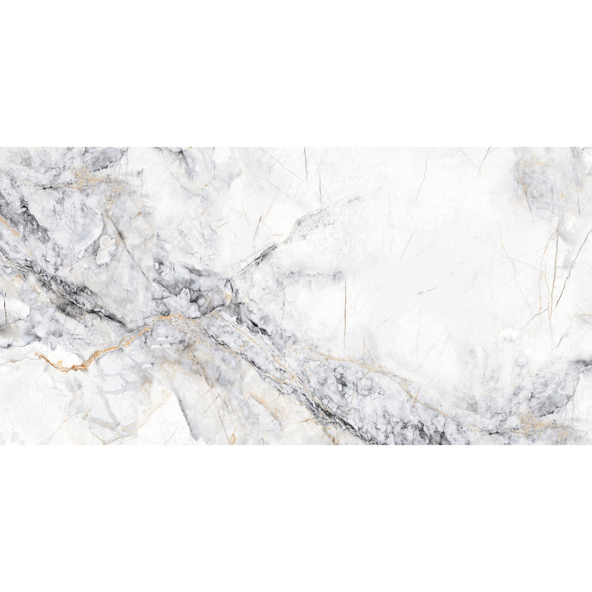 Drift White Matt Tile 60 x 120cm