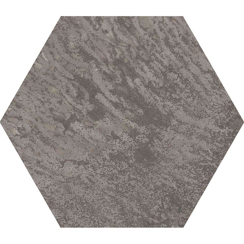 Facet Anthracite Hexagon Matt Porcelain Tile 175 x 202mm