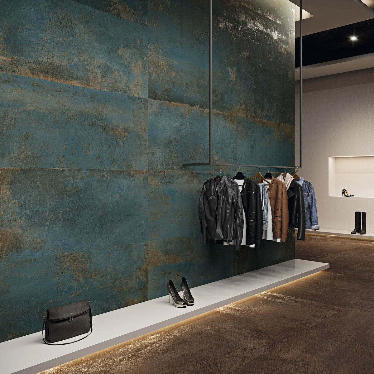 Grespania Distrito Zinc (& Corten) Wall and Floor Tiles