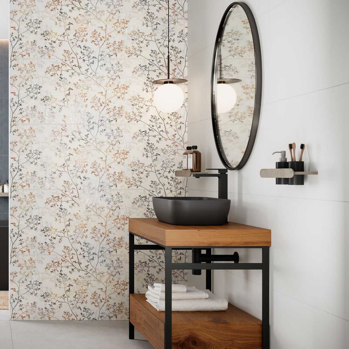 Flandes Blanco, Surface Cemento, Surface Cobalto, Graze Multicolor