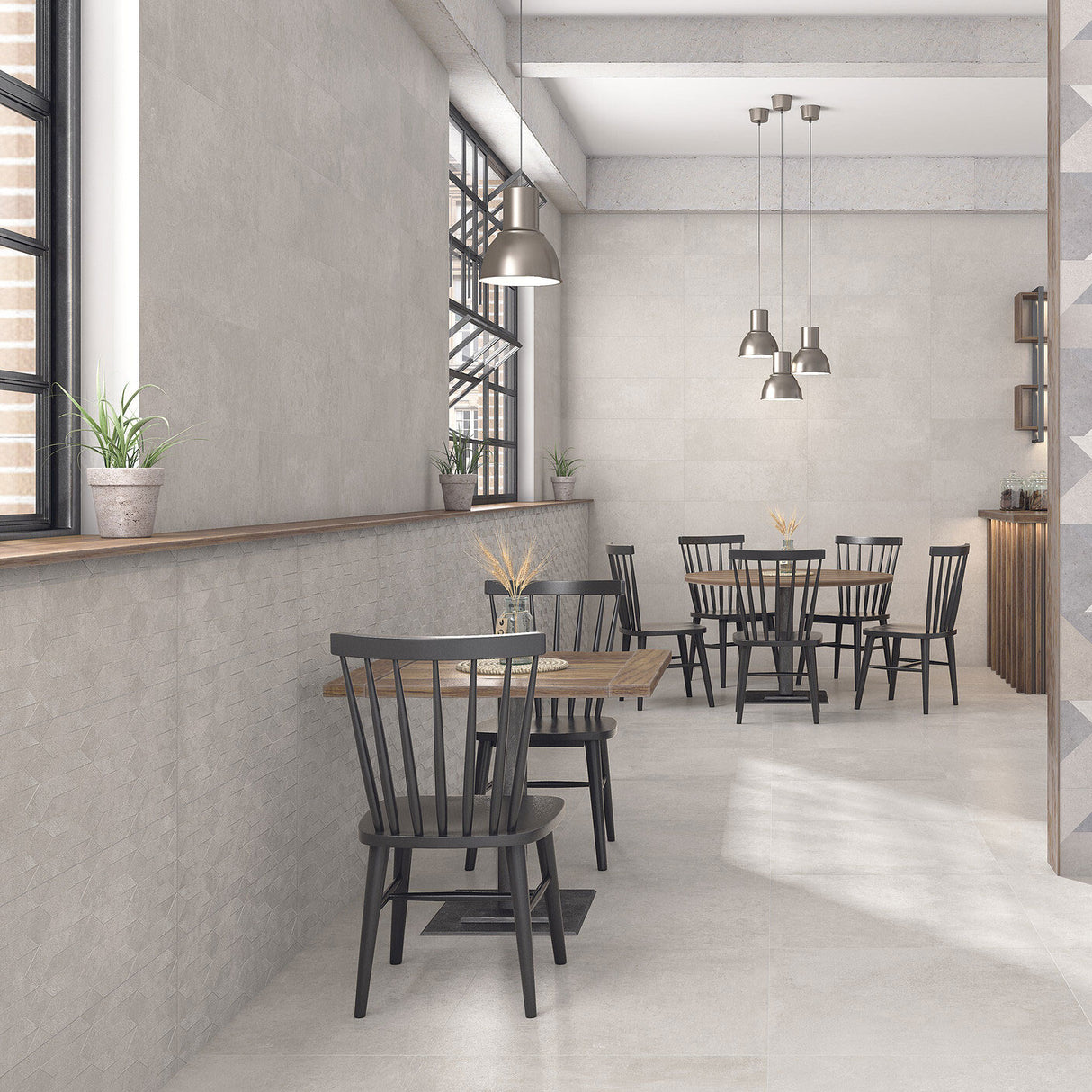 Grespania Metropolitan Perla Wall Tiles (wth Dakota Perla decor tiles)