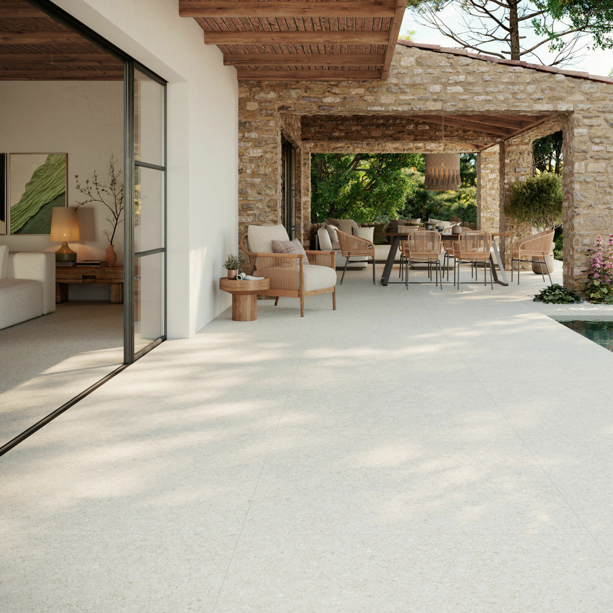 Grespania Santorini Blanco floor tiles (indoors & outdoors)