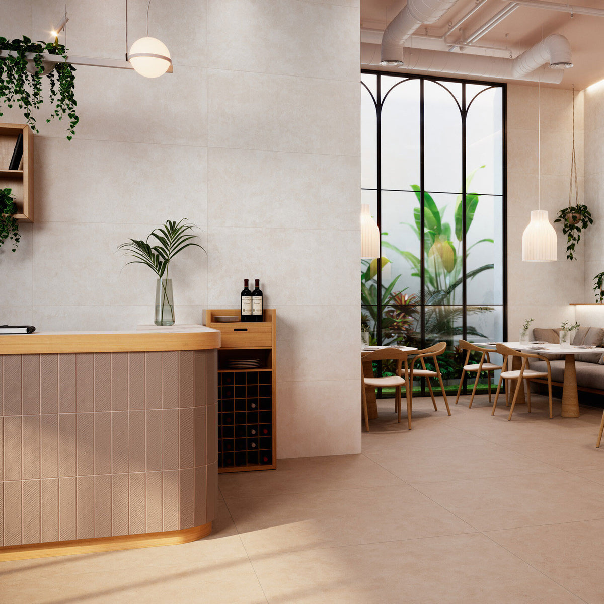Grespania Surface Marfil Wall Tiles (with Surface Siena)