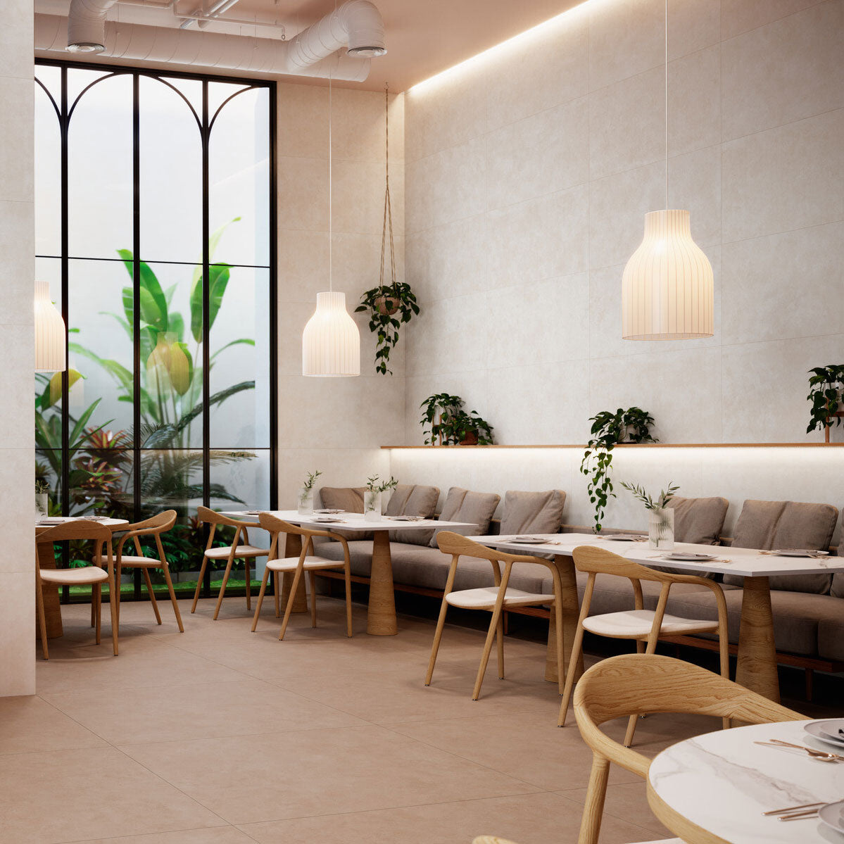 Grespania Surface Marfil Wall Tiles (with Surface Siena)