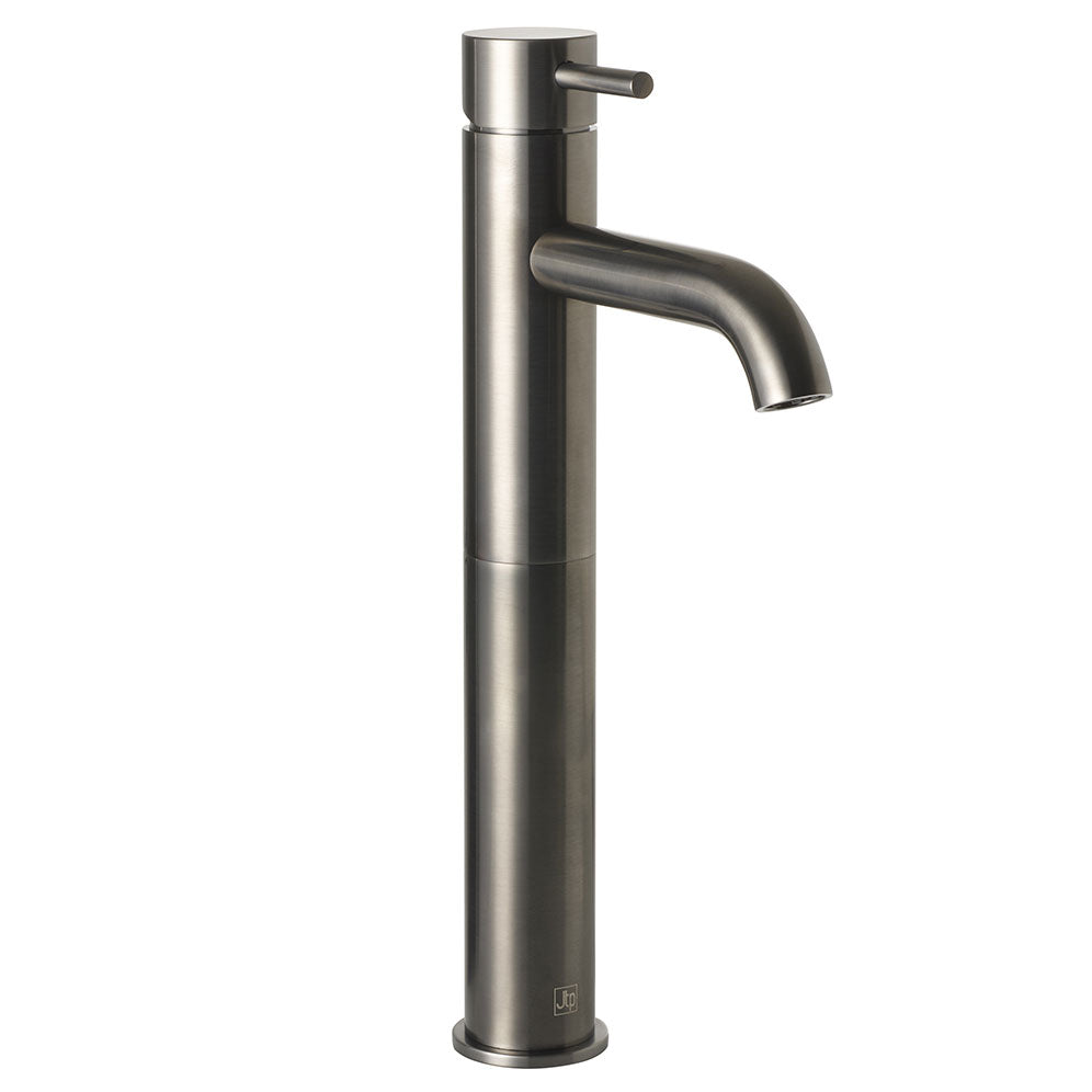 JTP VOS Brushed Black Single Lever Tall Basin Mixer Tap