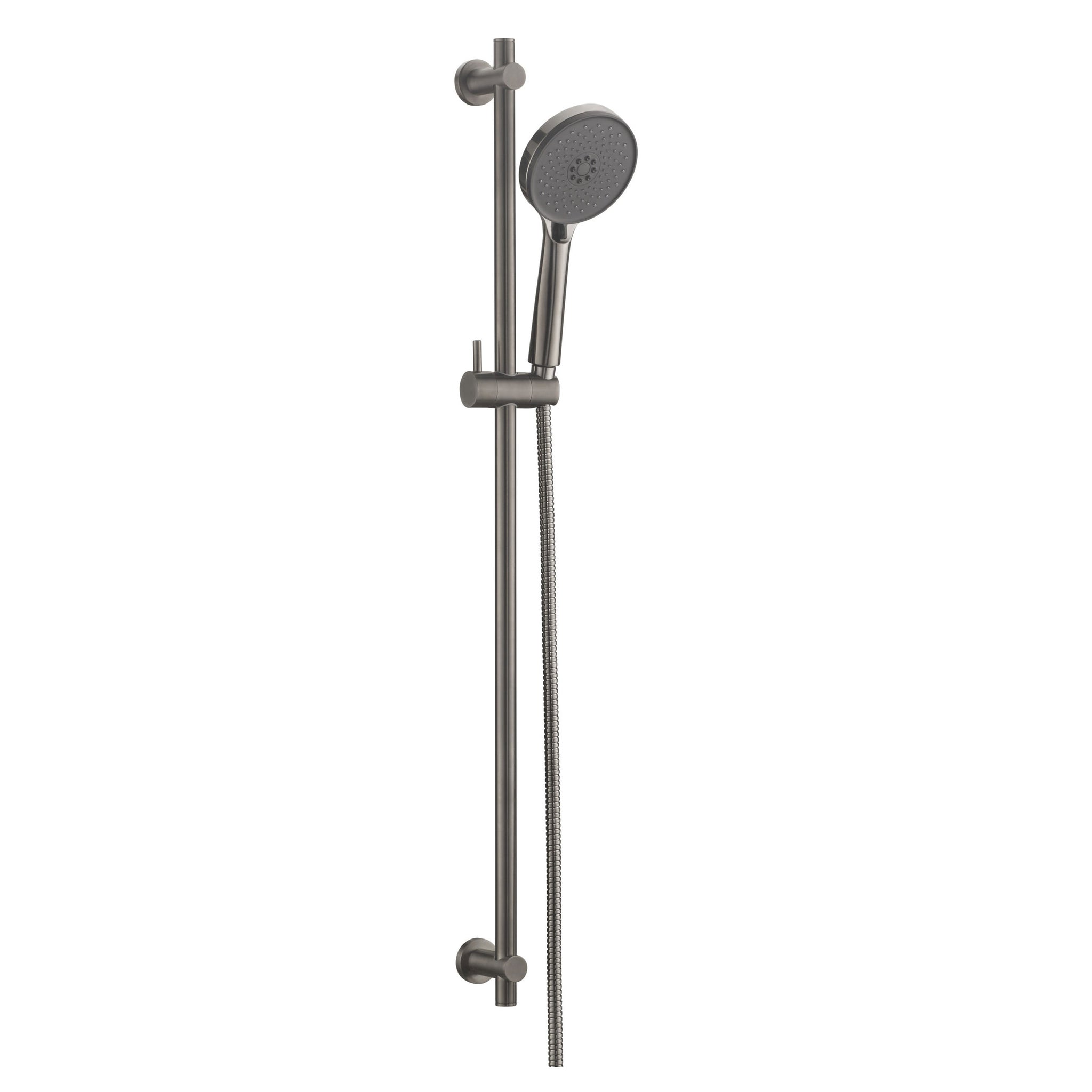 JTP VOS Brushed Black Slide Rail Shower Kit