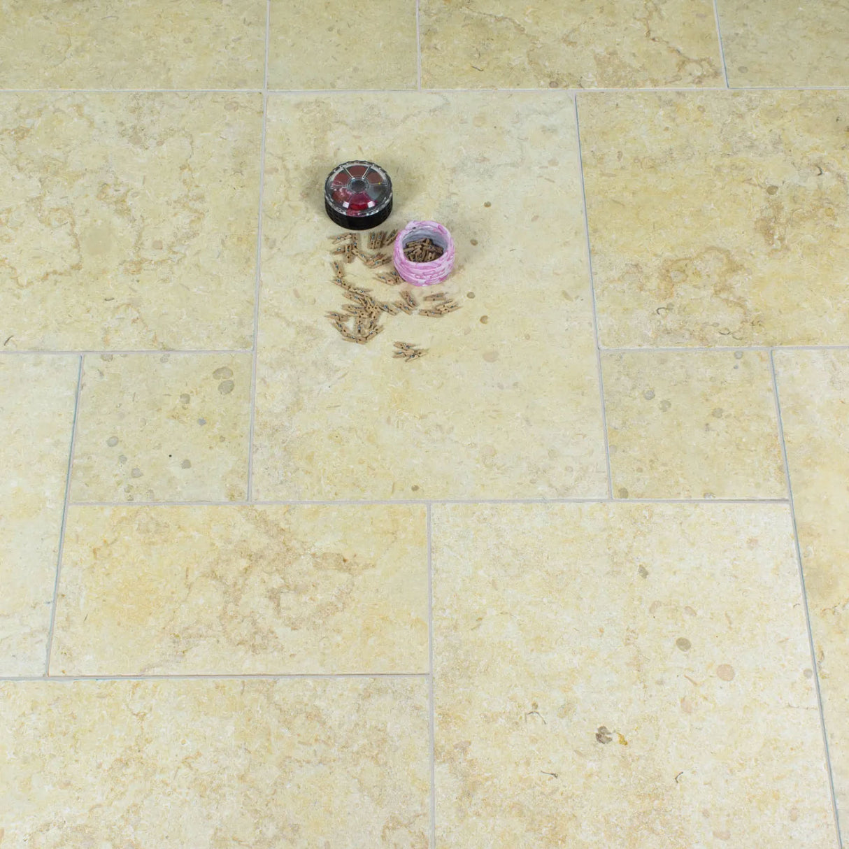 IS Jerusalem Antique Gold Tumbled Limestone tiles