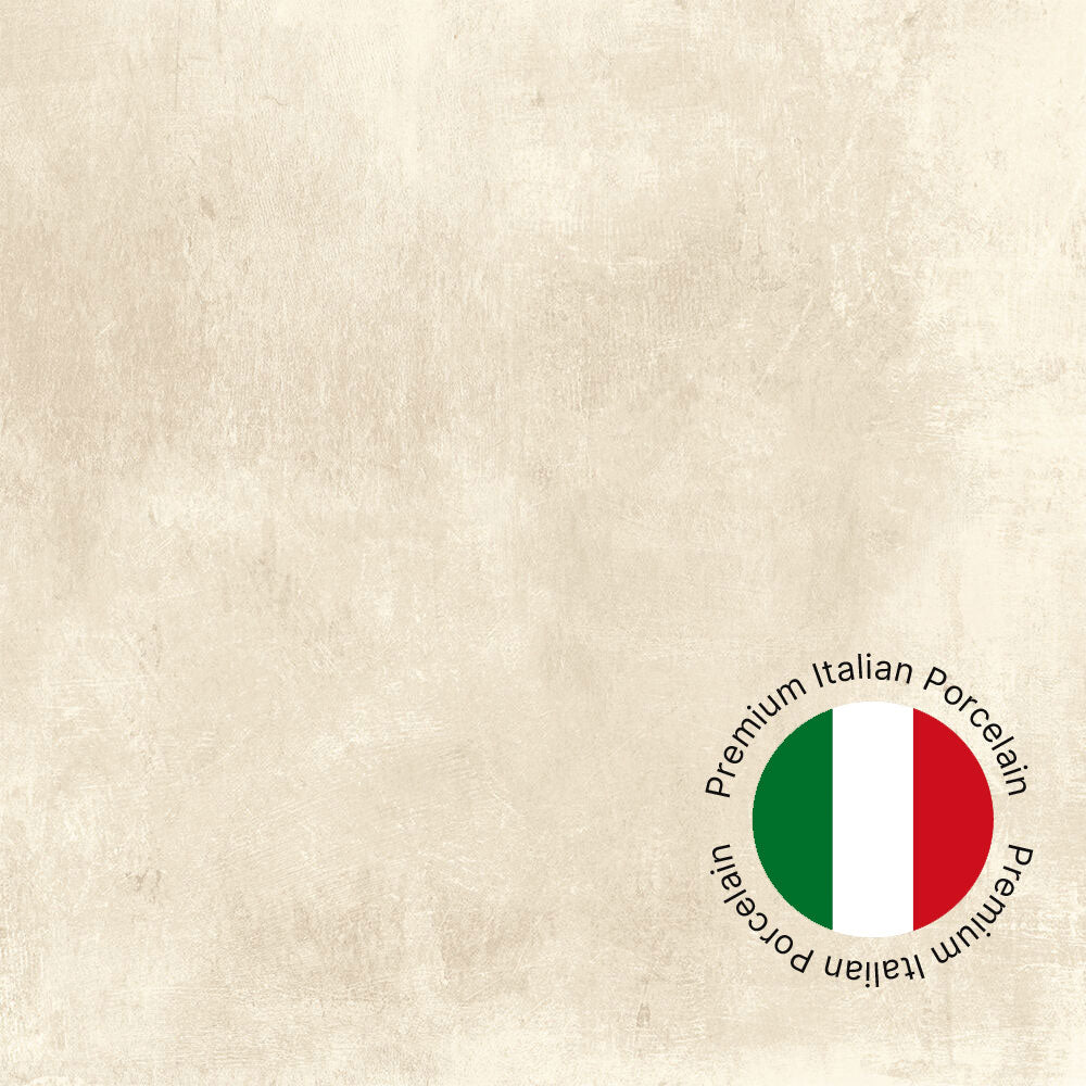 Lirena Cream Rectified Matt Porcelain Tile 60 x 60cm