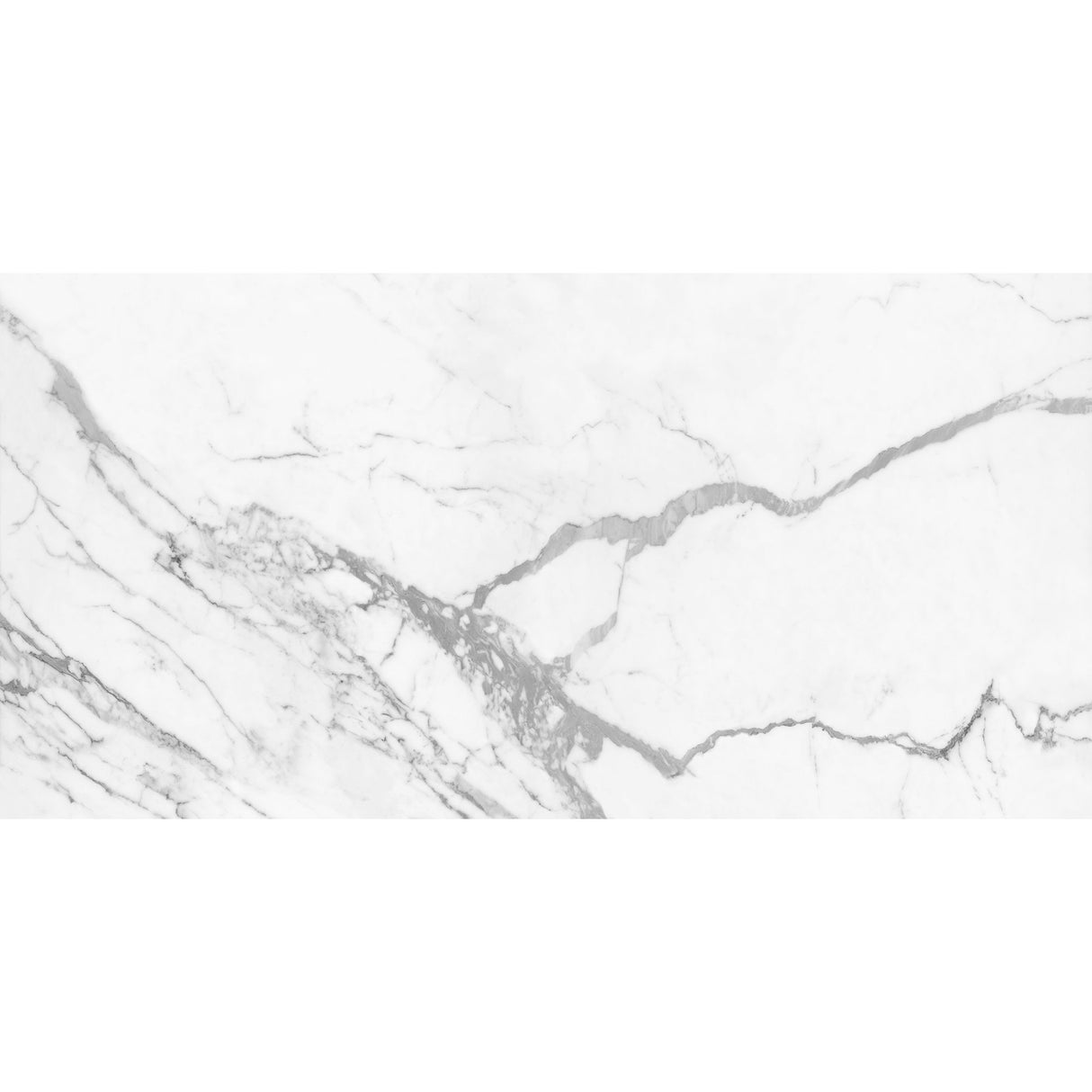 Lucida White Rectified Semi Polished Tile 60 x 120cm