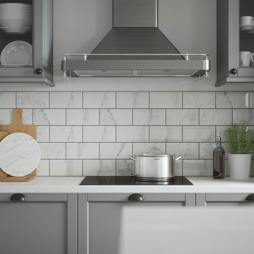 Metro Calacatta Gloss Ceramic Wall Tiles