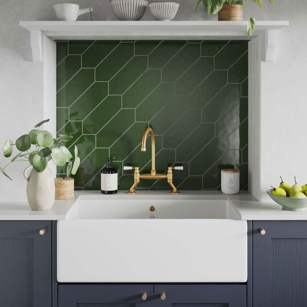 Nexa Bottle Green Gloss Ceramic Wall Tiles