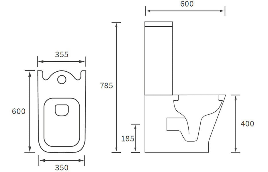 Tabo Disa C/C Fully Shrouded WC