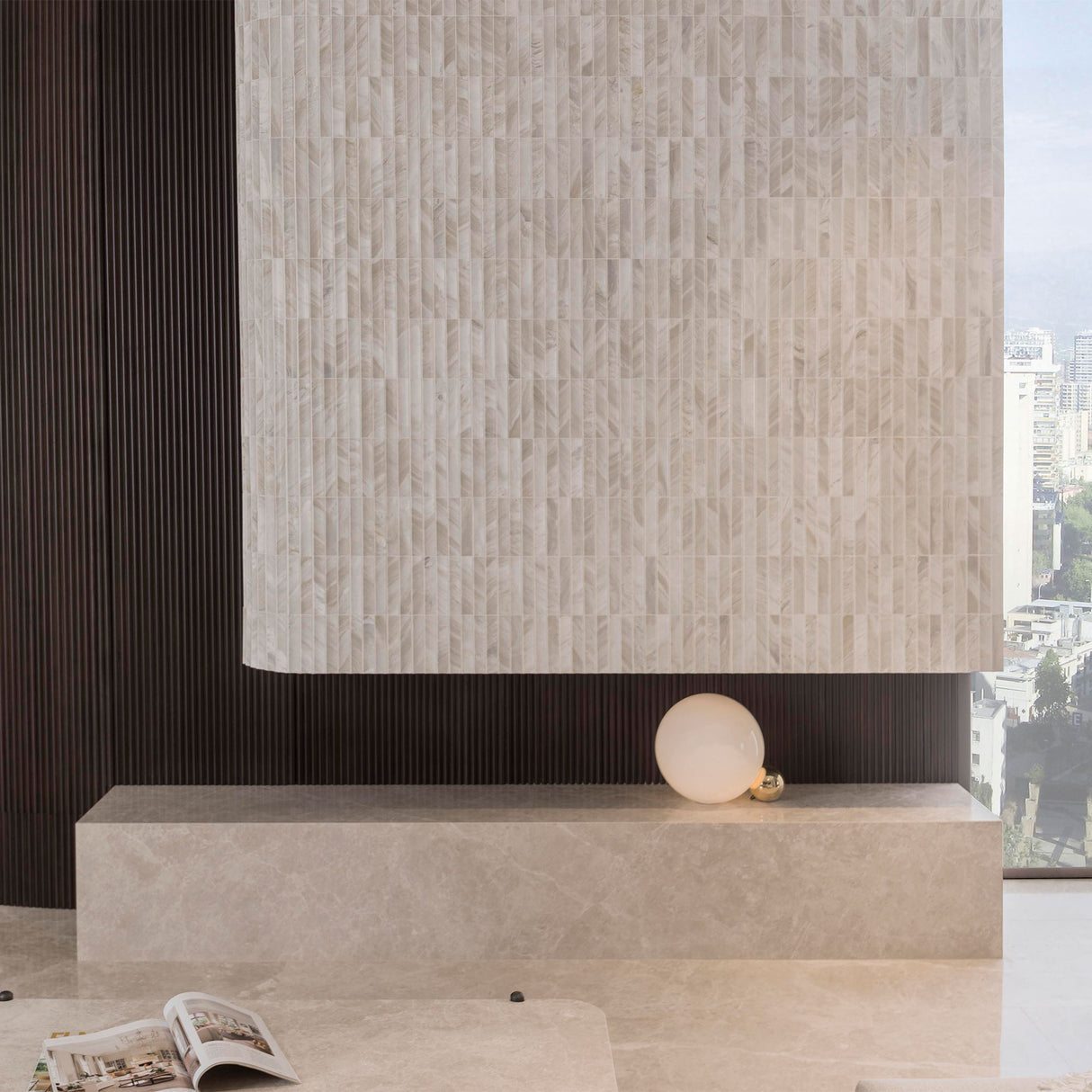 Porcelanosa Creta Ivory Mosaics