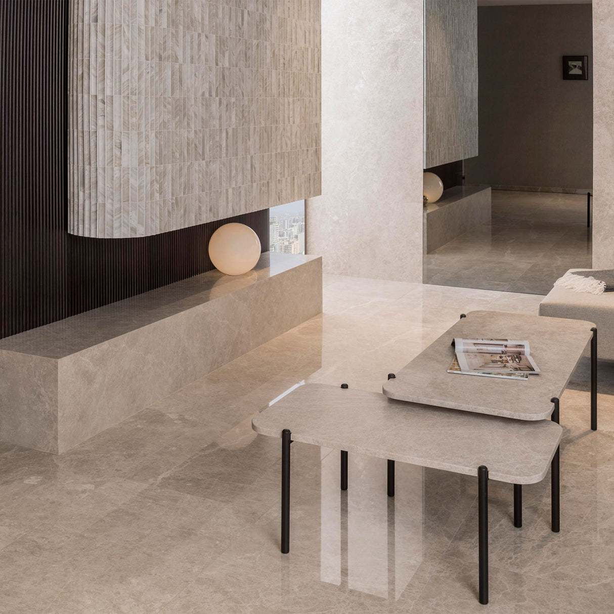Porcelanosa Creta Ivory Mosaics