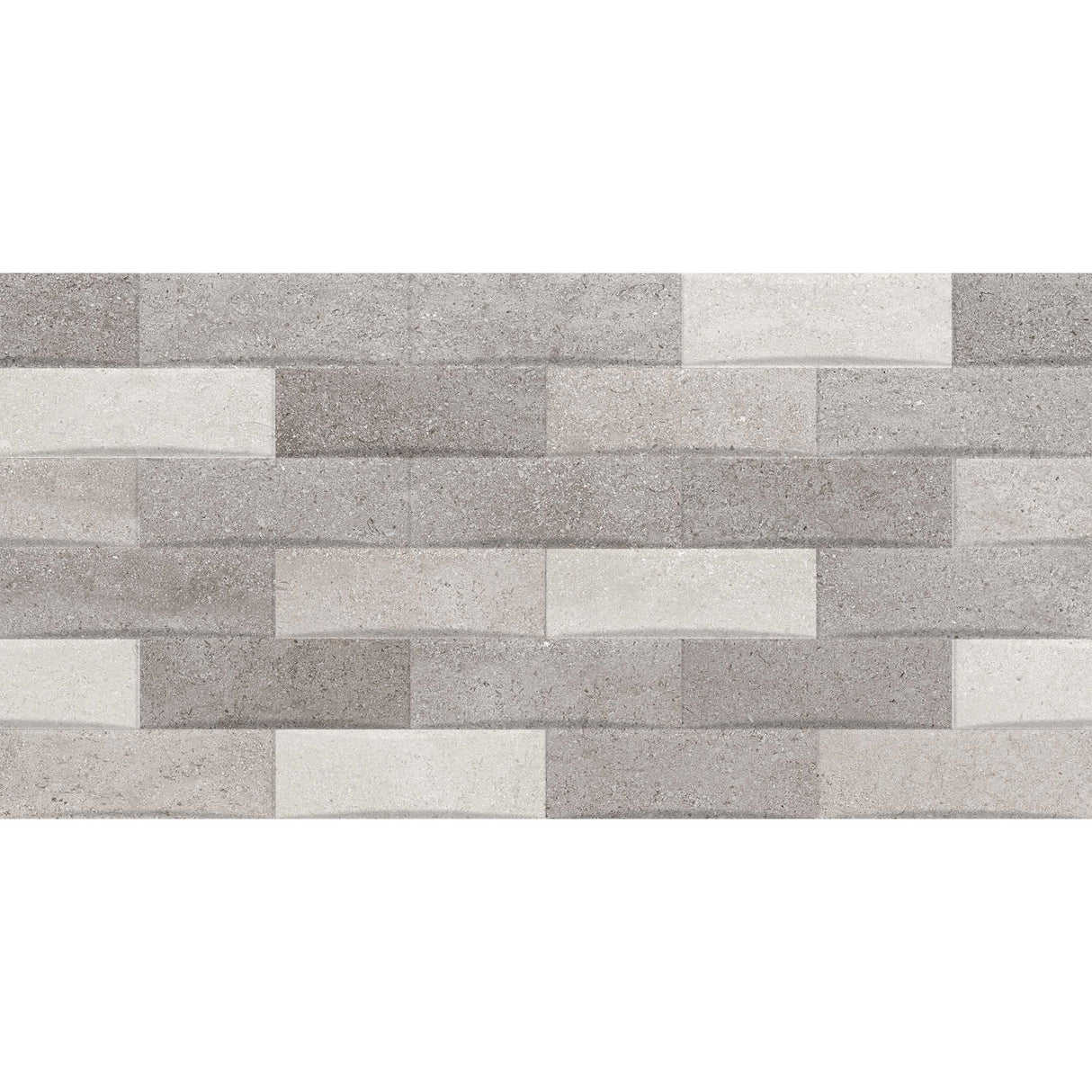 Shade Decor Grey Gloss Wall Tile 30 x 60cm