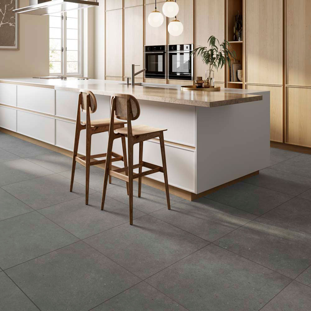Sorella Light Grey tiles on floor