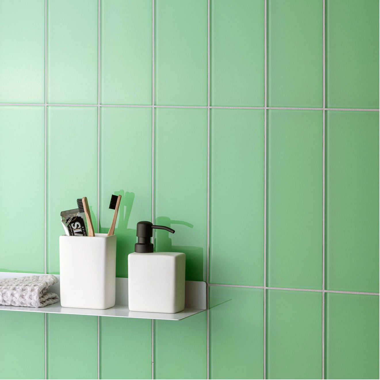 Spectrum Glass Drift Clear Glass Tiles