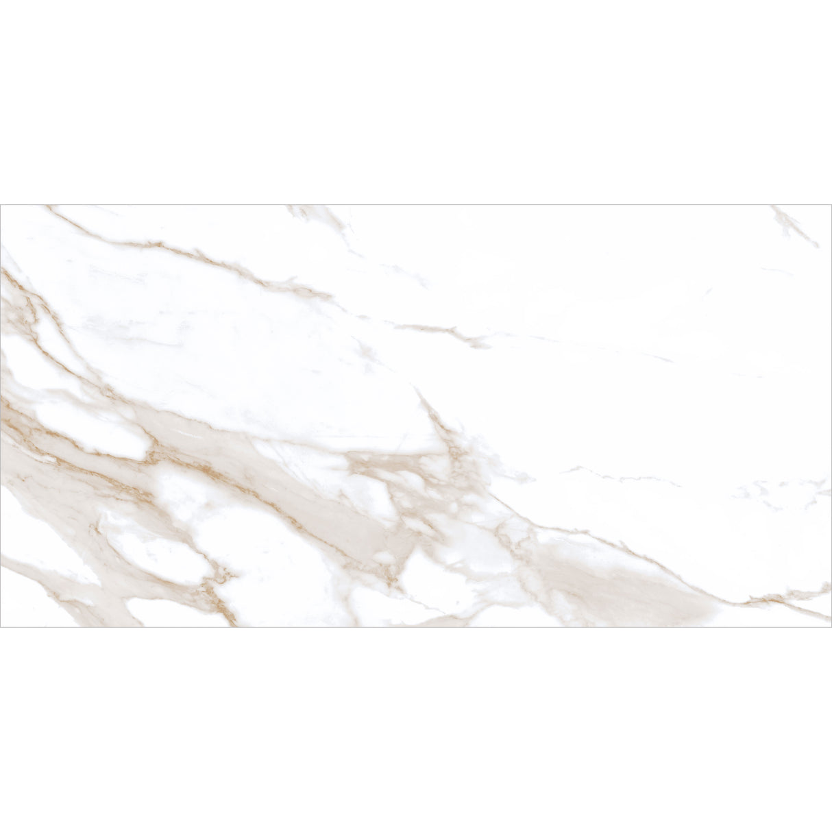 Statuario Mercury Gold Rectified Tile 60 x 120cm