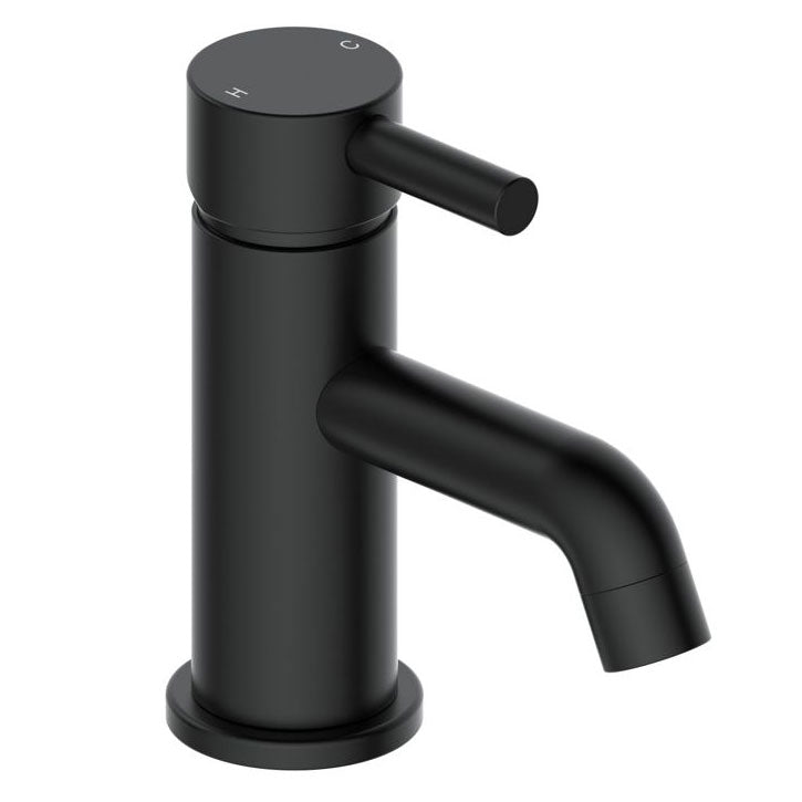 Tabo Hero Matt Black Basin Mixer Tap & Waste
