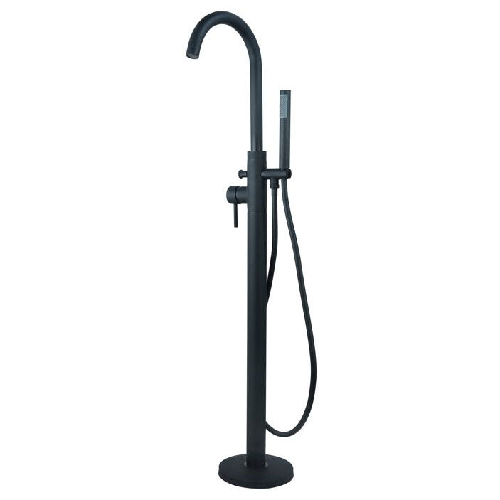 Tabo Hero Matt Black Floor Standing Bath Shower Mixer Tap