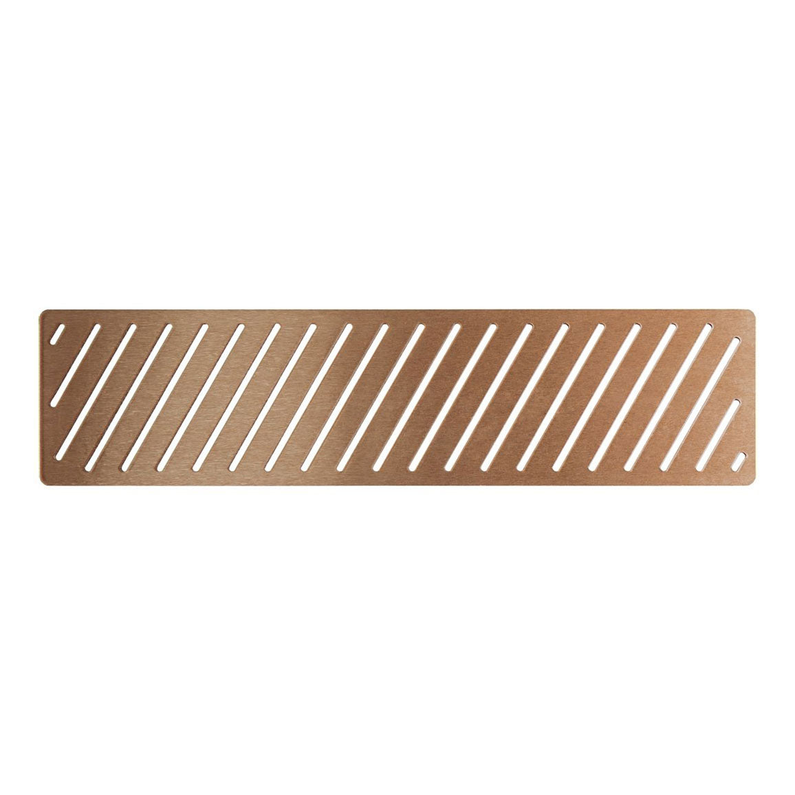 Tabo Linear Tray Waste Cover - Brushed Bronze