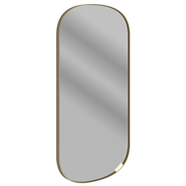 Tabo Moon Brushed Bronze Obround Mirror 800 x 400mm