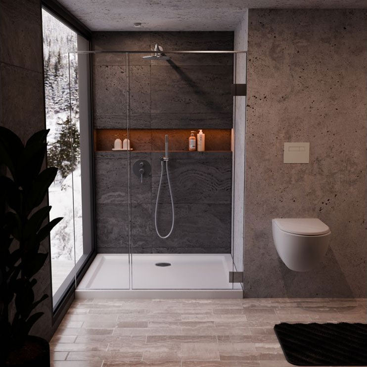 Tabo Splash Low Profile Rectangular Tray & Shower Enclosure