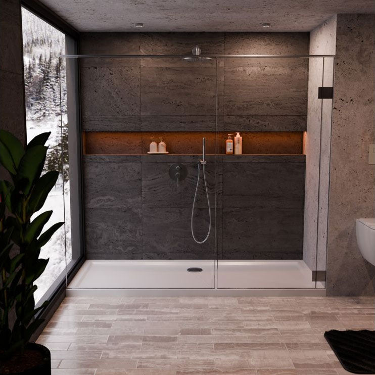 Tabo Splash Low Profile Rectangular Tray & Shower Enclosure