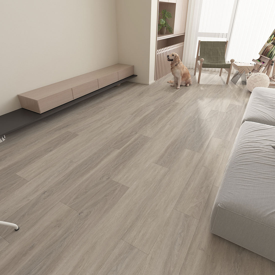 Tabo Teak Grey Matt SPC Click Vinyl