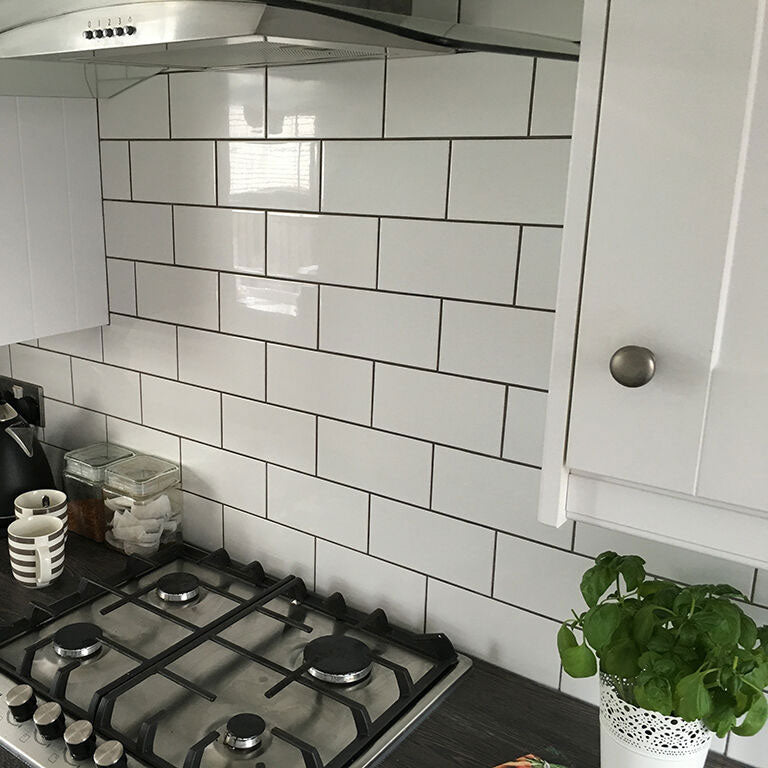 Town White Gloss Ceramic Wall Tiles