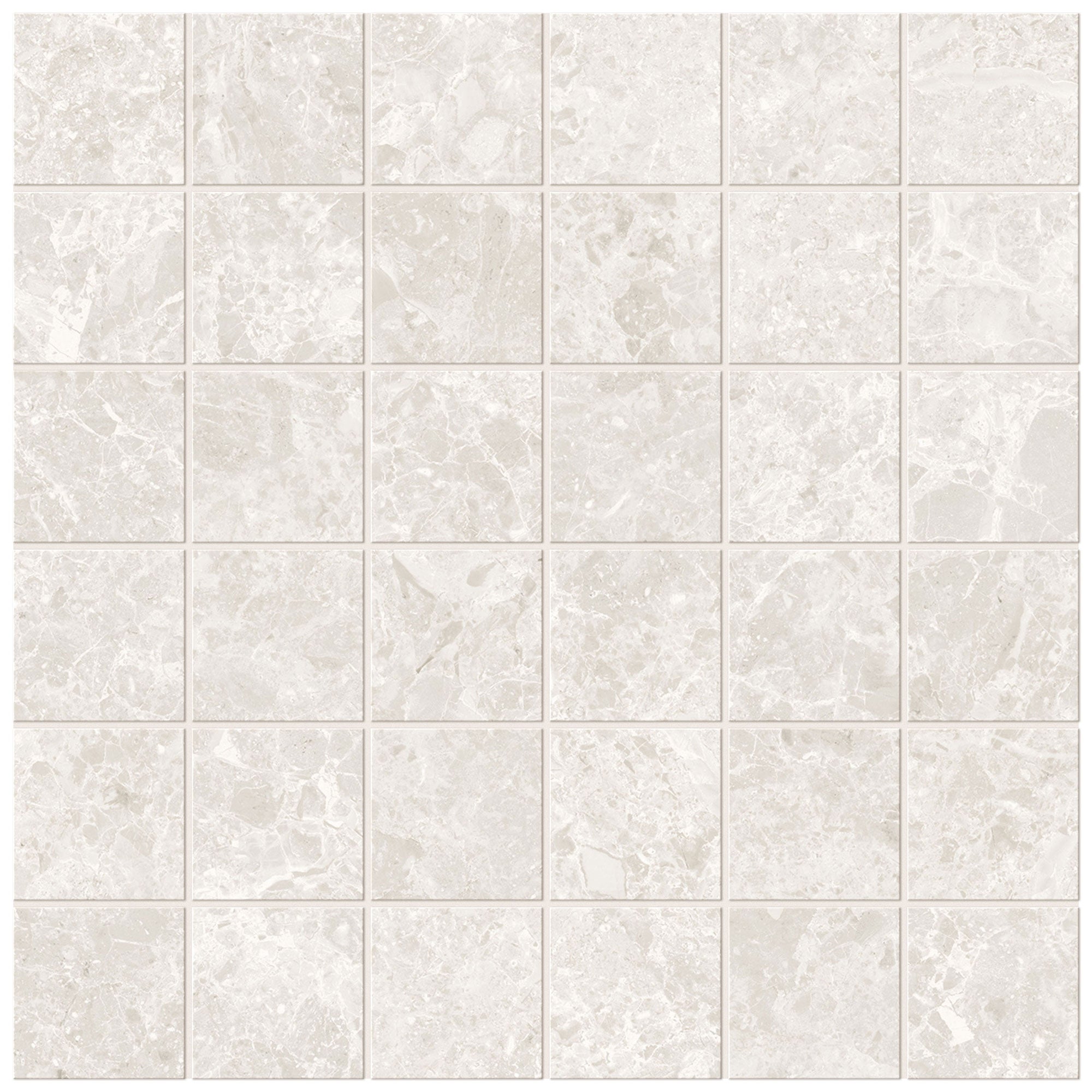 Unicom Starker Blooming Stone Alabaster White Mosaico 30 x 30cm