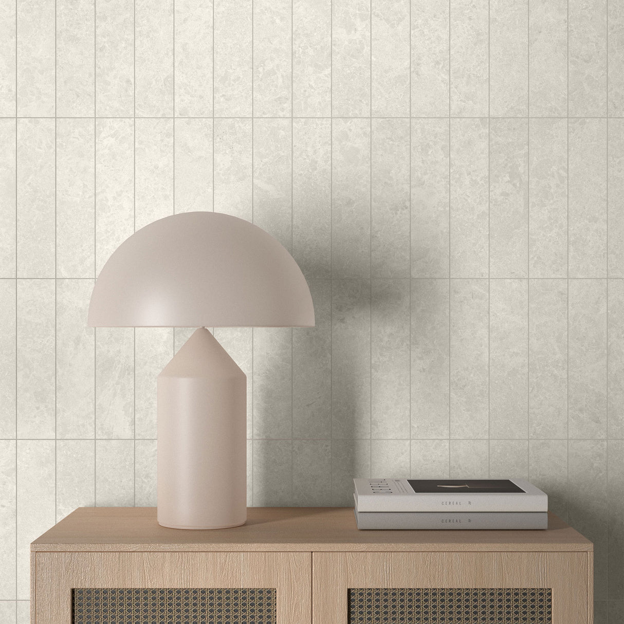 Unicom Starker Blooming Stone Alabaster White Rett Wall & Floor Tiles