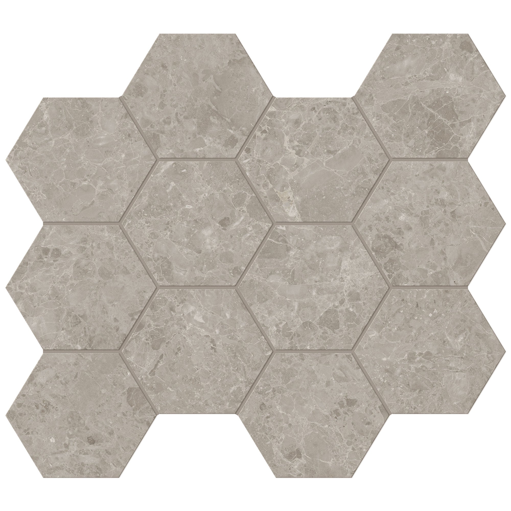 Unicom Starker Blooming Stone Light Clay Hexagon 30 x 34cm