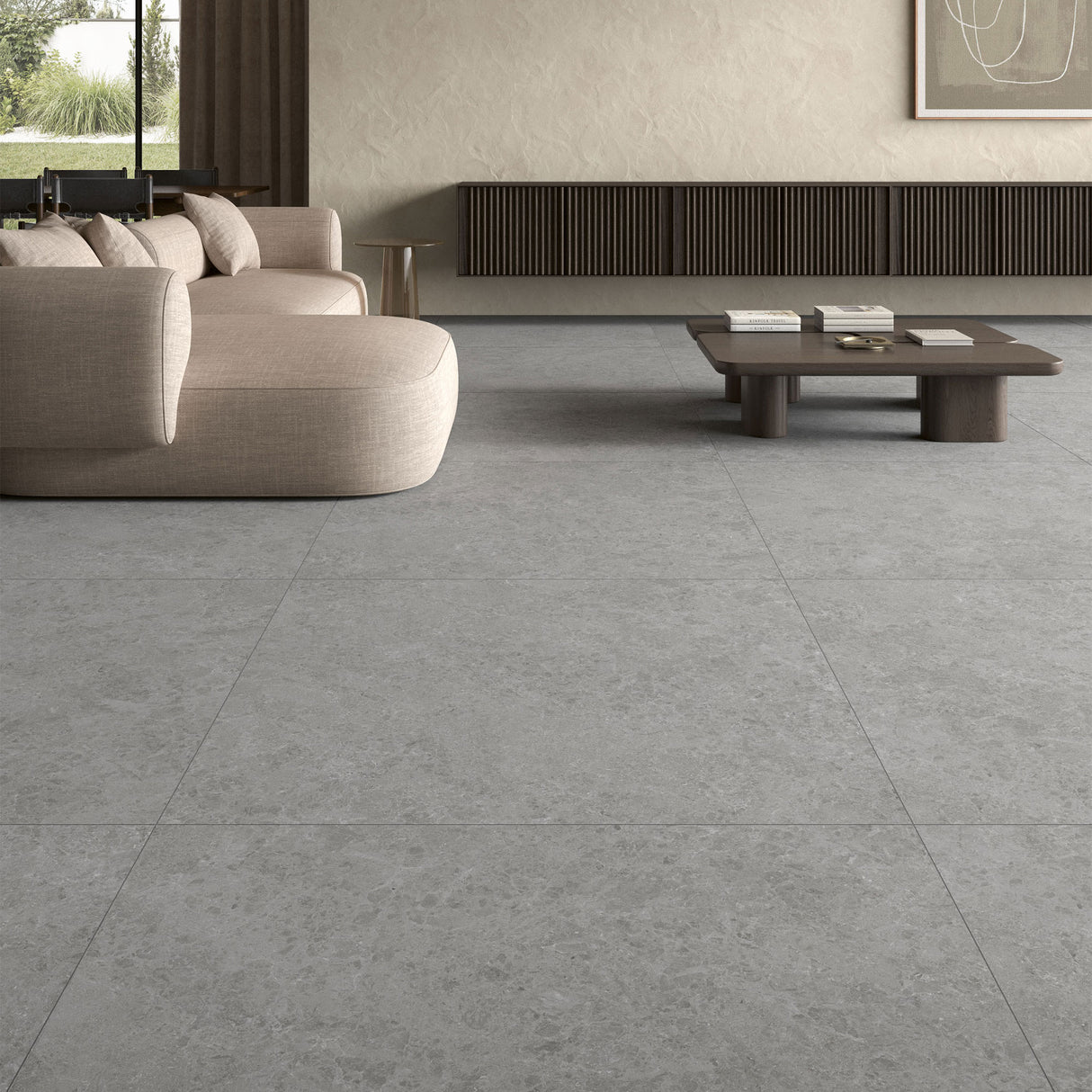 Unicom Starker Blooming Stone Misty Grey Rett Wall & Floor Tiles