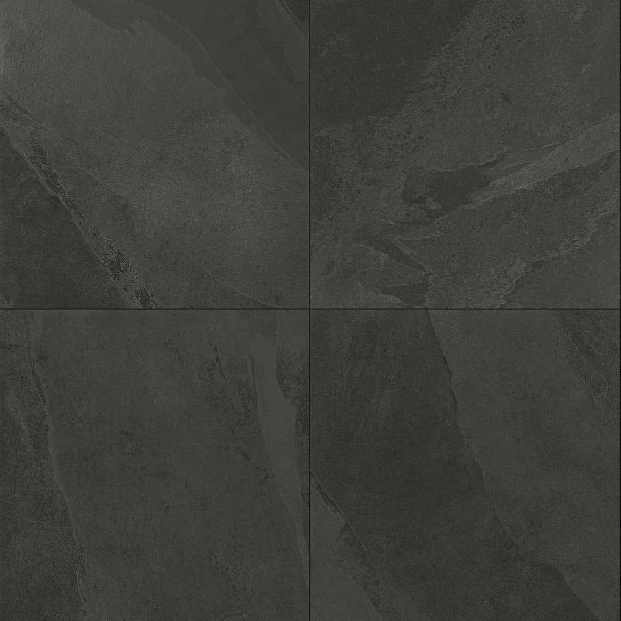 Unicom Starker Brazilian Slate Rail Black Rett Tiles