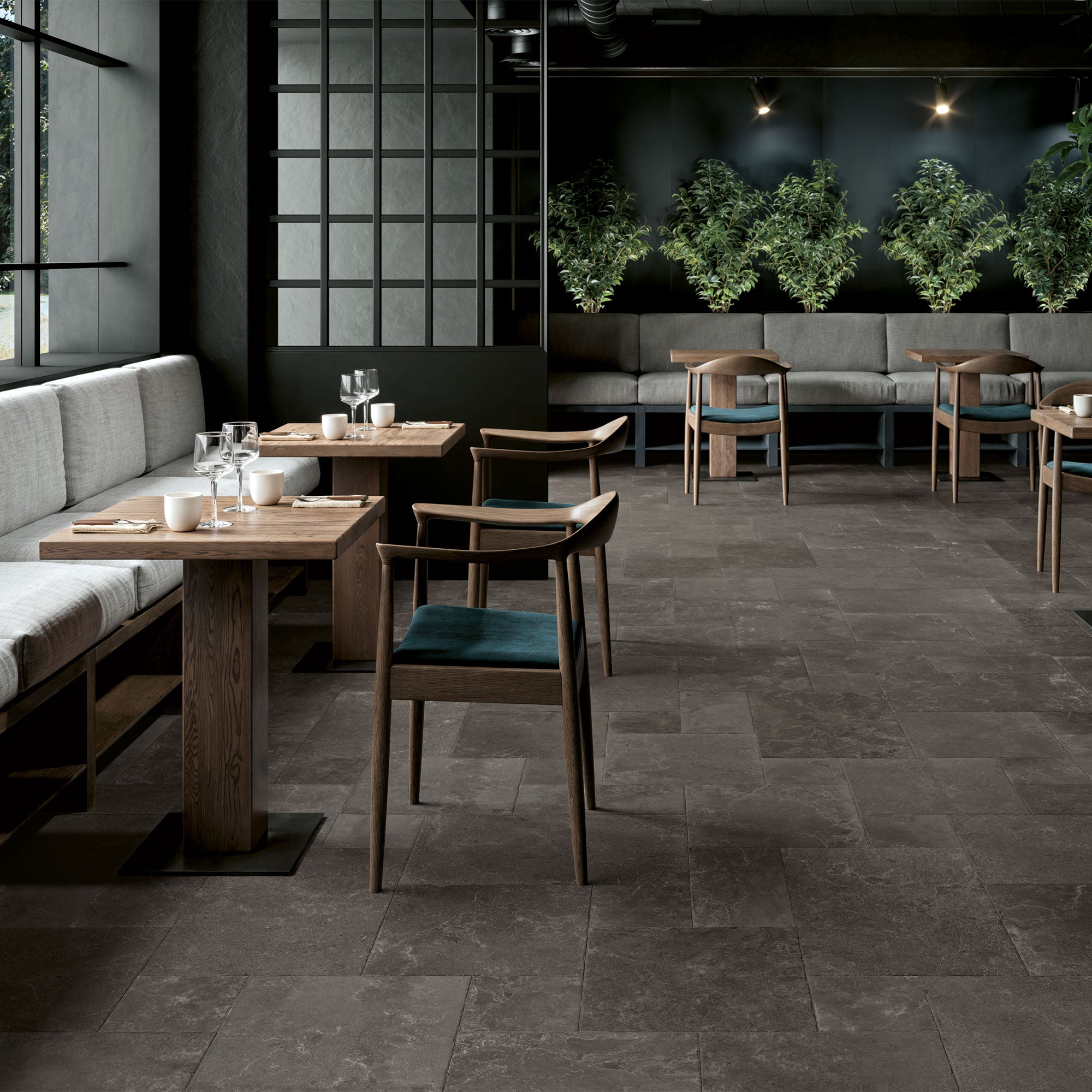 Unicom Starker Châteaux Antracite Rett Wall & Floor Tiles